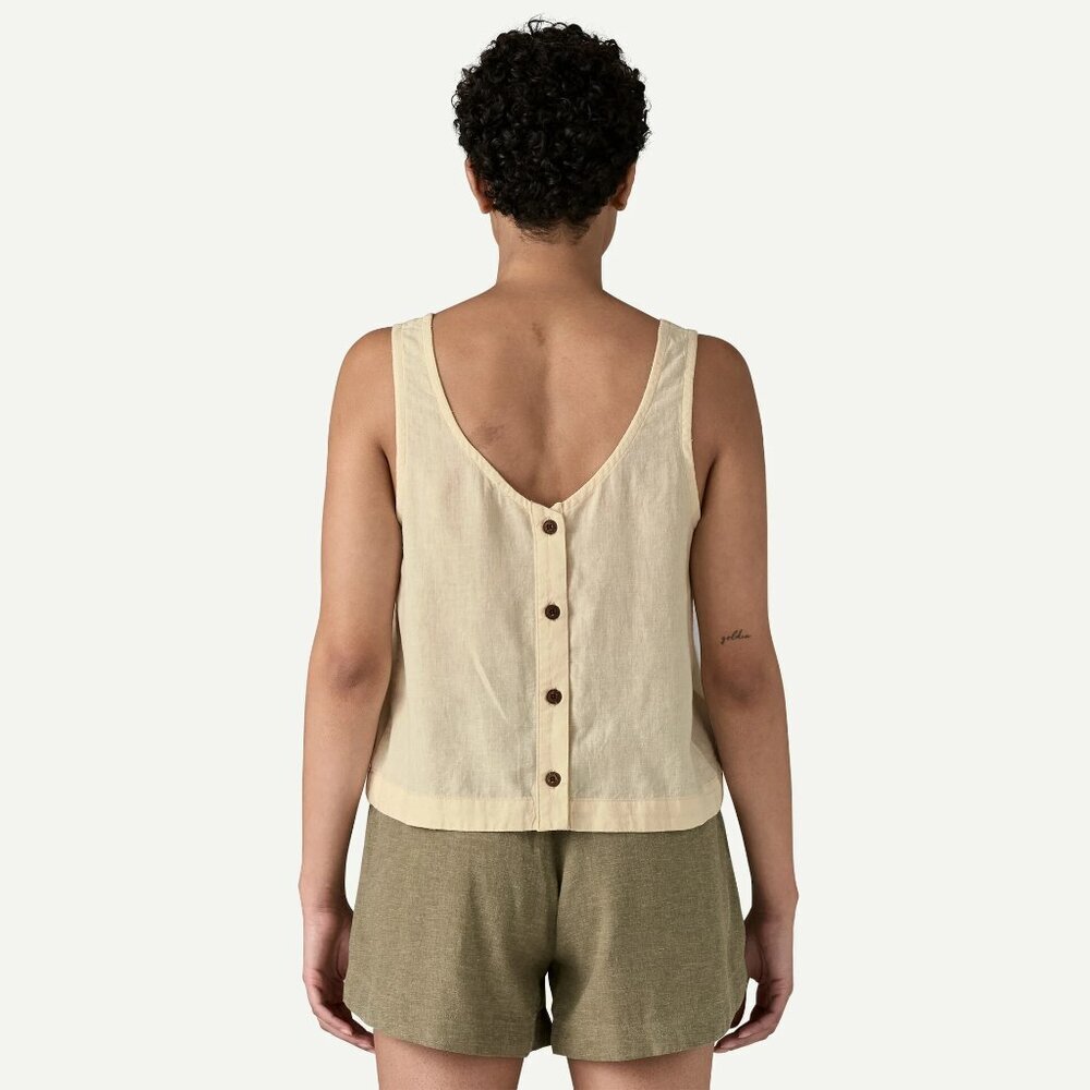 NWT Patagonia Garden Island Reversible Cream Tank Top - Picture 2 of 6